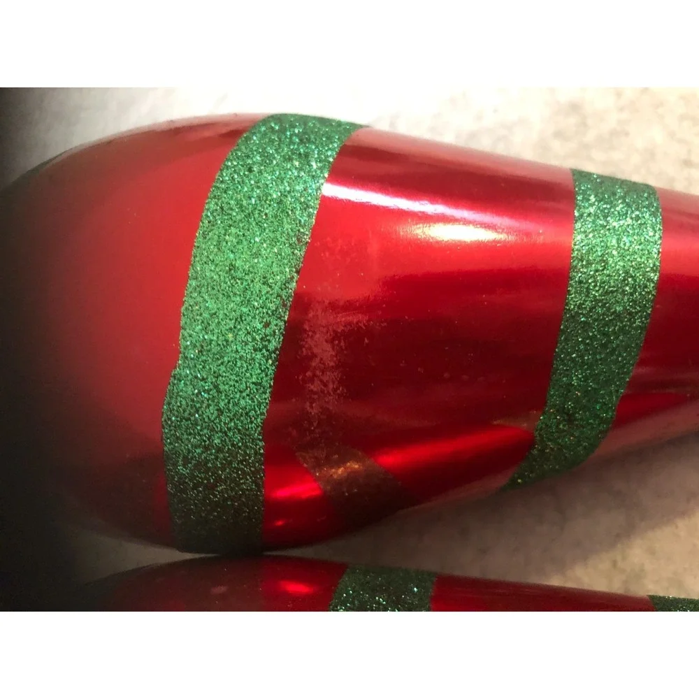 Lot of 2 ~ Jumbo Christmas Ornaments ~ 13